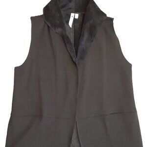 Cable & Gauge Vest Size MEDIUM, Black, Sleeveless, Pockets, Polyester Blend